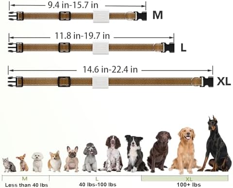 Medium Automatic Pet Door Collar, Included 2 Sensor Collar （M