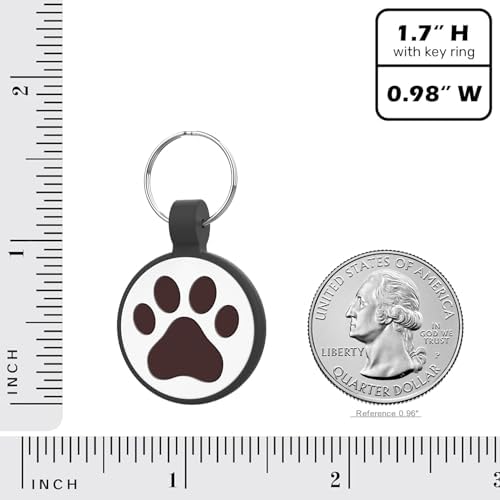 QR Code Cat Tag, Modifiable Pet Online Profile, Multiple Emergency Contact, Silent Silicone, No Jinging, Collar Accessories, Personalized Cat Tag Small Breeds - 1", Black & Rose & Blue