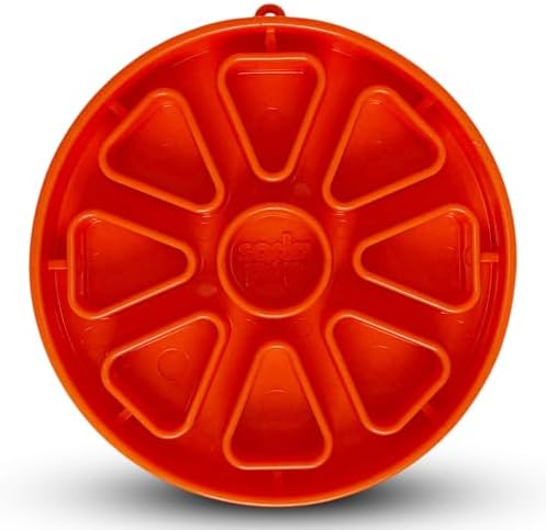 SodaPup Citrus Softie eTray – Durable Enrichment Feeder Made in USA from Non-Toxic, Pet-Safe, Food Safe Material for Mental Stimulation, Calming, Slowing Down Eating, Healthy Digestion, & More