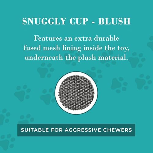 Haute Diggity Dog Snuggly Cup Plush Dog Toy Tumbler Parody Stuffed Chew Toy