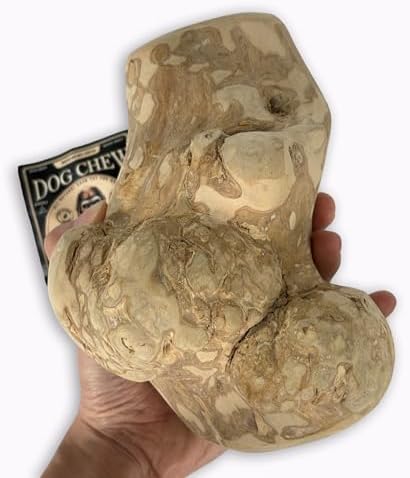 lemuria lemuriaGorilla Wood Dog Chew, Coffee Wood Dog Chew Real Wooden Bone Sticks for Dogs, Safe Dental Cleaning Chews for Teething Puppy, Stress Relief Toys (Medium)