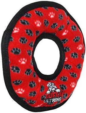 TUFFY® 2 Pack Ultimate Ring Ultra Durable Plush Dog Toys