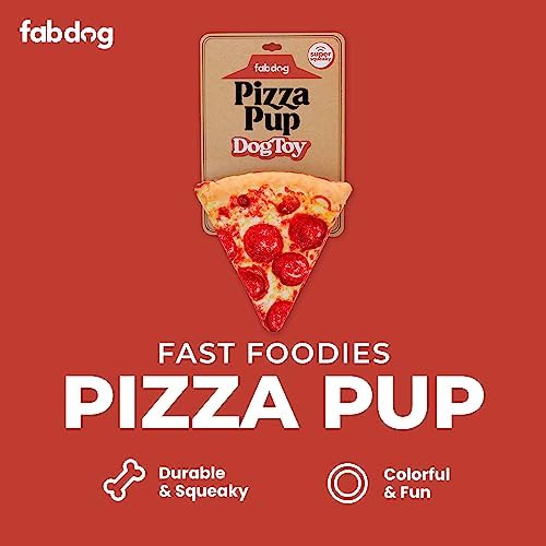 fabdog Pizza Pup Slice Toy Toy