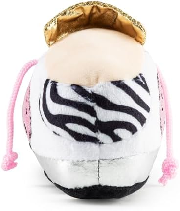 Haute Diggity Dog Golden Pooch Tennis Shoe Plush Dog Toy, Designer Parody