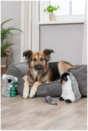 TRIXIE Be Eco Erin The Penguin Plush Dog Toy for All Dogs, 11" Fun and Cuddly No Sound Dog Toy, 98% Recycle Material