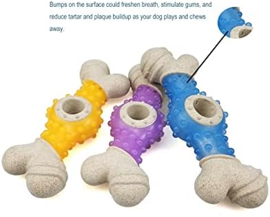 Dog Toy Bone Aggressive Chew Power Dog Bone for Aggressive Chewers, Great Toy for Your Best Friend- (1 PC) Blue Color