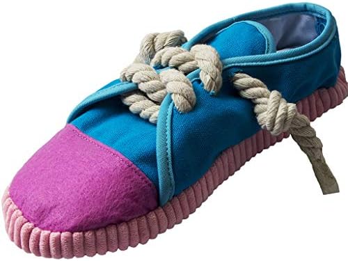 Dog Chew Toys,Creative Shoes Shape Squeaky Toy, Durable and Safe Dog Playing Toy Funny Shoes Sound Toy for Small and Medium Pets