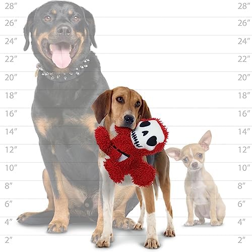 MIGHTY Tuffy Microfiber Medium Grim-Reaper Ultra Durable Plush Dog Toy