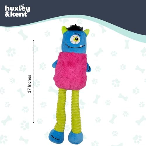 Huxley & Kent Funny Dog Toy w/Squeaker – Halloween Power Plush Squeaky Dog Toys for Small, Medium, Large Dogs – Soft Stuffed Animal for Indoor Play & Fetch - Lankies Gizmo Monster, One Size