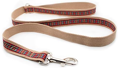 Customizable Dog Collar Laser Etched Name Material (Red Scotland)