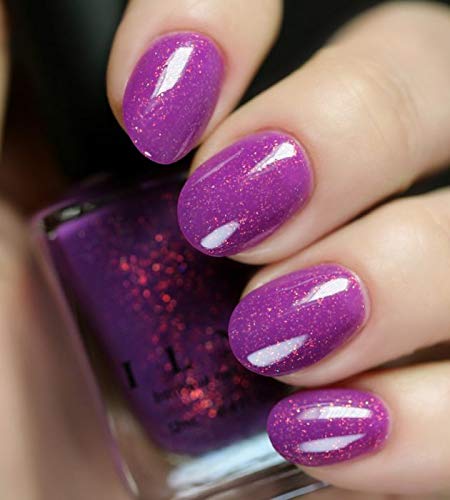 ILNP Paisley - Dark Magenta Holographic Shimmer Nail Polish