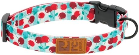 RC Pets Eco Clip Collar | Adjustable, Durable, Earth-Friendly (Small, Cherry Picnic)