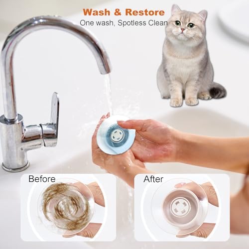 Interactive Cat Toys for Indoor Cats, Upgraded 360° Automatic Spin Butterfly, USB Rechargeable Electric Cat Teaser with Strong Suction Base, Enrichment Toy for Bored Cats (Blue)