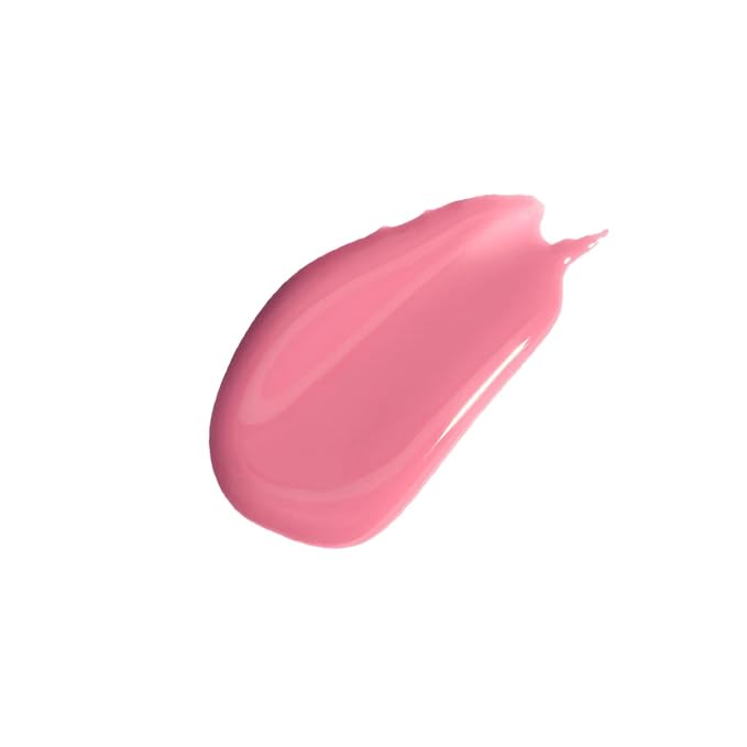 Flower Knows Violet Strawberry Rococo Glowy Lip Gloss,Moisturizing Shine Pink Lip Plumper Oil,Hydrating Lip Tint for Girls&Women,Vegan & Cruelty-Free,0.12 Fl Oz(G01 Strawberry Macaron)