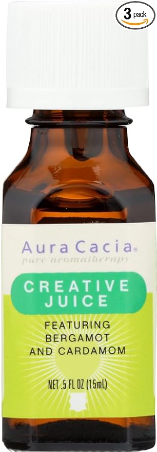 Aura Cacia Creative Juice Essential Solution - Oil, 0.5 Ounce - 3 per case.3