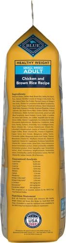 Blue Buffalo Life Protection Formula Healthy Weight Small Dog Food, 15 lb | Real Chicken #1 Ingredient, Promotes Lean Muscles & Weight Control in Small Breed Dogs, Antioxidant-Rich LifeSource Bits