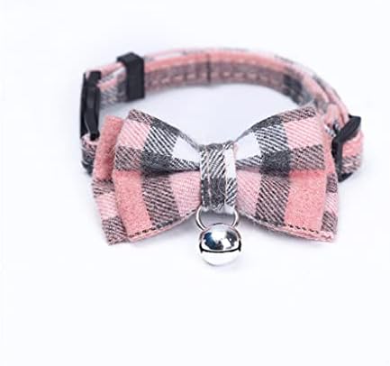 Colorful Plaid Grid Collars Cotton Striped Bowknot Bow Tie Puppy Small Dog Party Bandana Collar