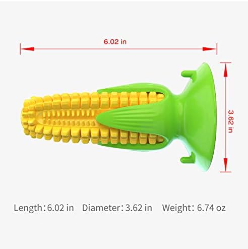 Carllg Puppy Teething Chew Toys, Dog Chew Toys - Corn Stick Tough Toys