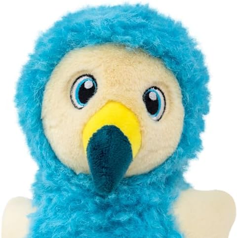 KONG Toughz Durable Plush Dog Toy - Long-Lasting Soft Chew Toy for Aggressive Chewers, Safe & Interactive for Dogs (Dodo)