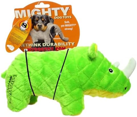 MIGHTY Tuffy 2 Pack Rhinoceros Dog Toys