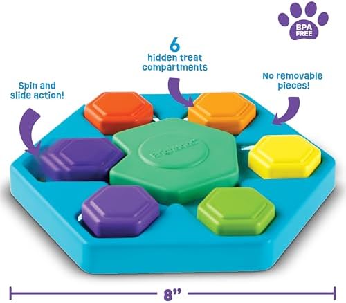 Brightkins Spin & Seek Hexagon Treat Puzzle