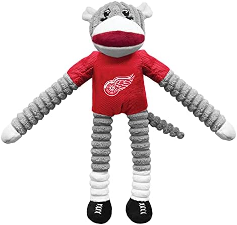 Littlearth NHL Team Sock Monkey Pet Toy - Officially Licensed Teams