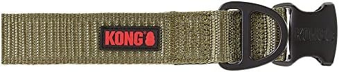 KONG Max HD Ultra Durable Neoprene Padded Dog Collar (XL, Green)