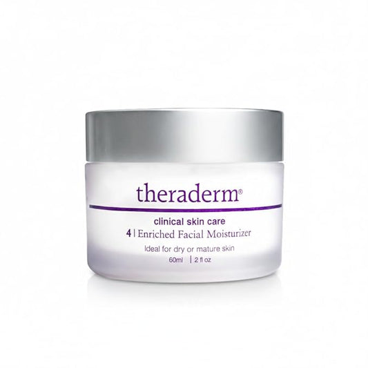 Theraderm Enriched Facial Moisturizer – Deep Hydrating Face Cream for Dry & Mature Skin, Professional Moisturizing Cream for Smoother, Firmer-Looking Skin, 2 oz