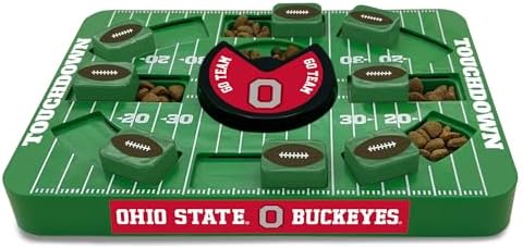 Pets First NCAA Ohio State Large Puzzle Toy - Interactive Dog Treat & Slow Feeding Toy