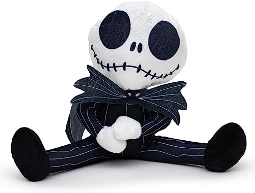 Buckle-Down Disney Dog Toy, The Nightmare Before Christmas Jack Sitting Pose Pet Toy, Plush