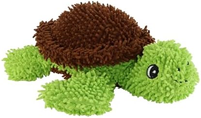 MIGHTY Tuffy Microfiber Medium Ball Turtle Dog Toy