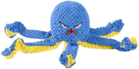 Plush Octopus Cover for Interactive Octopus Dog Toy,Soft & Durable Replacement Accessory,Not for Aggressive Chewers(Blue)