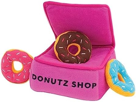 ZippyPaws Burrow Interactive Dog & Puppy Toys for Boredom - Donutz Box