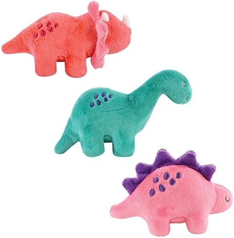 Luvable Friends Unisex Baby Squeaky Plush Dog Toy With Rope