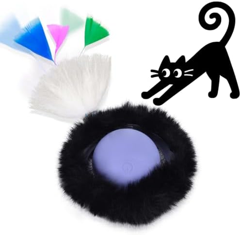 ORSDA Cat Toys for Indoor Cats, Interactive Activated Moving Ballt, Automatic Fast Rolling Ball for Adult Cats, Exercise Kicker Mouse Catching Game