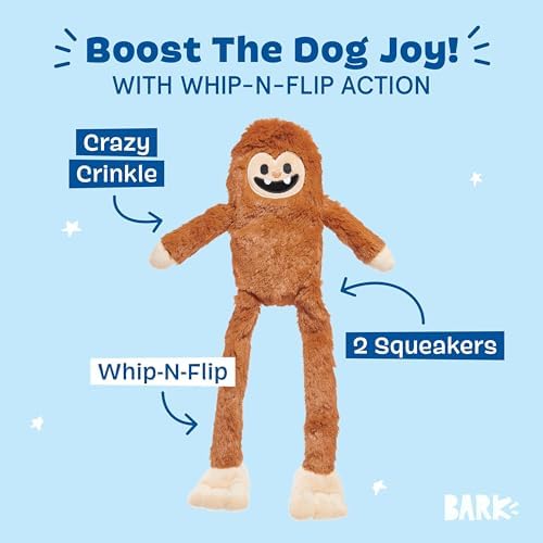BarkBox Sasquatch Josh Interactive Plush Dog Toy