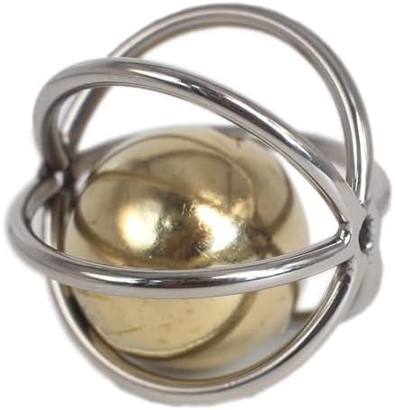 1.77''Stainless Steel Cat/Dog Toy Ball with Copper Bell(Medium)