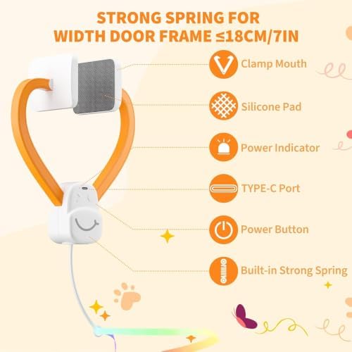 Interactive Automatic Cat Toy, 360° Rotating Feather Wand