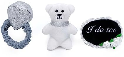 ZippyPaws Burrow Interactive Dog & Puppy Toys for Boredom- Wedding Ring Box