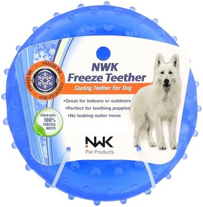 NWK Cooling Chew Toy for Dogs, Puppy Teething Toy (Ring)