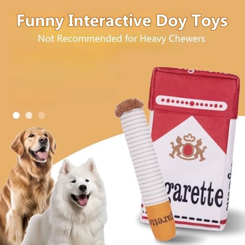 3 Packs Funny Interactive Dog Toys, Puff Stick Toys with a Box for Small to Medium Breed, Stress Relieving Fun for Indoor Cats,Dog Accessories Boy Gift