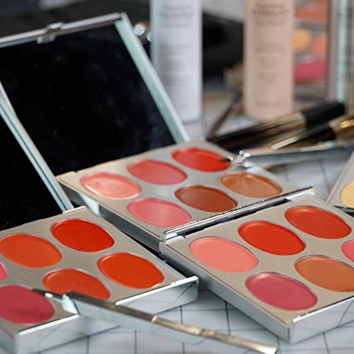 New Again by Jerome Alexander Lipstick Palette & Retractable Brush, 6 Hot-Poured, Buildable & Blendable Smooth Matte Shades (Sumptuous Shades)