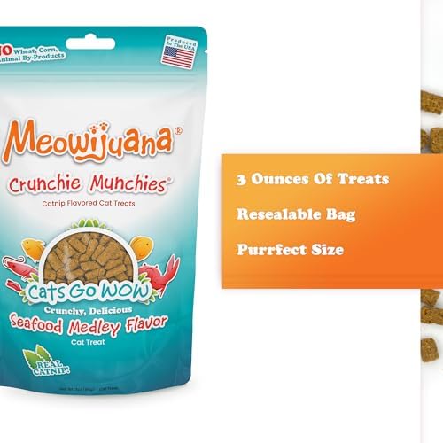 Meowijuana Knock 'n' Nibble Toy & Treat Bundle | Starfish & Seafood