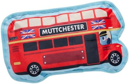 BarkBox Double Dog Decker Bus Dog Toy - for Dogs