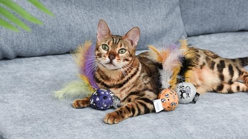 Disney for Pets Nightmare Before Christmas Jingle Balls Cat Toy, 3 Pk