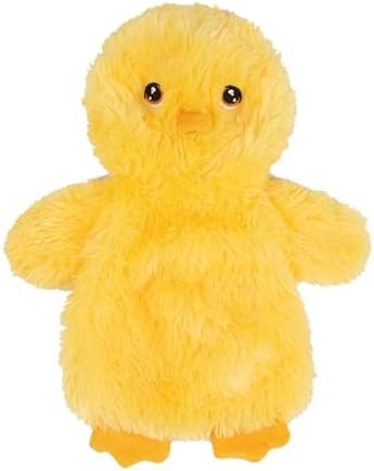 Best Pet Supplies Interactive Squeaky Dog Toy - Baby Chicken, Yellow | Stuffing Free Body, Soft, Squeaks & Crinkles, No Mess, Perfect for Moderate Chewers, Toss and Fetch Play