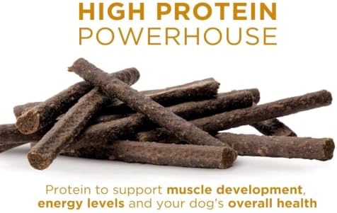 Premium Dog Treats, Dog Delights Chewy Lamb Sticks, No Artificial Preservatives,No Additives or Colors, 44 oz with Bone Waste Bag Dispenser