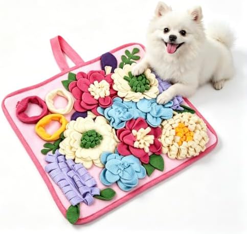 Snuffle Mat for Dogs, Slow Feeder Dog Puzzle Toy, Pet Enrichment Mat