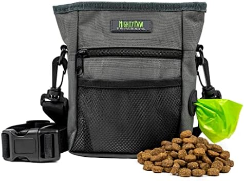 Mighty Paw Dog Treat Pouch, Magnetic No-Spill Clasp, Training Bag