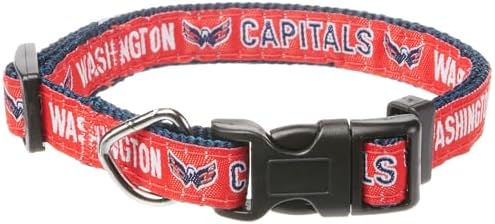 Pets First NHL Collar for Dogs & Cats. Adjustable, Cute, & Stylish! The Ultimate Hockey Fan Collar!
